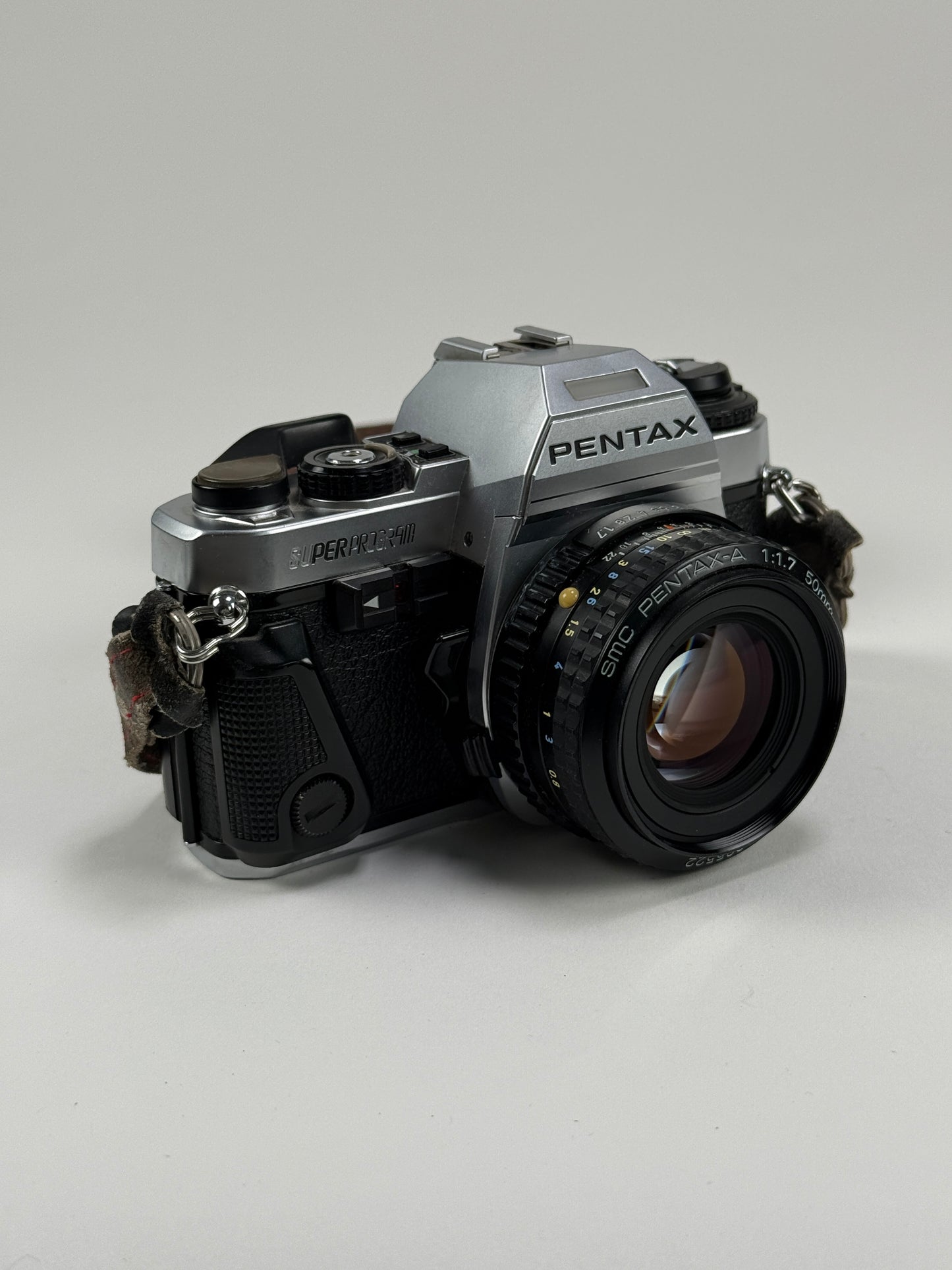 Pentax Super Program 35mm Film SLR Camera w/ SMC 50mm f1.7 Lens Kit