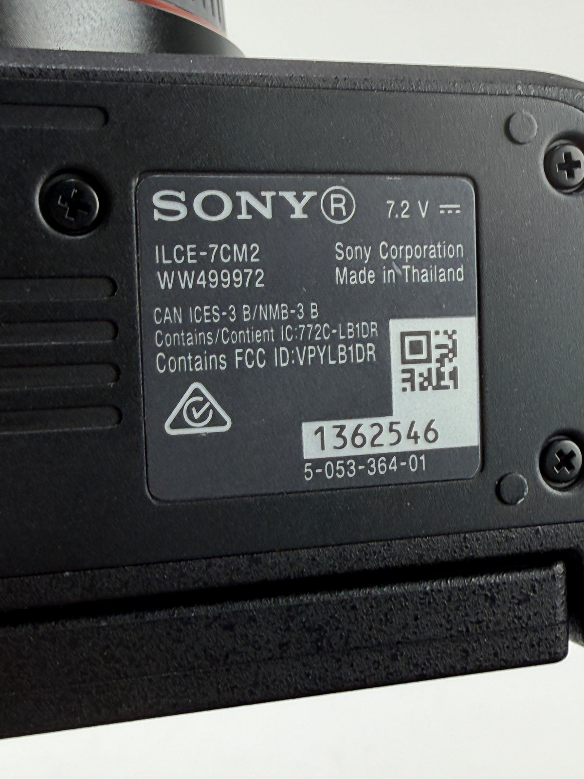 SONY a7CII a7c2 ILCE-7CM2 Black Body SC: 2.9k