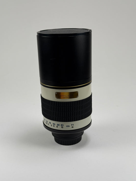 Opteka 500mm F6.3 DG Mirror Manual Focus Lens for Canon EF