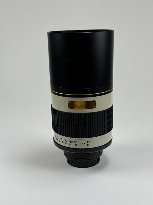 Opteka 500mm F6.3 DG Mirror Manual Focus Lens for Canon EF