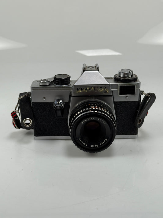 Praktica LB SLR Body (M42) with Domiplan 50mm Lens