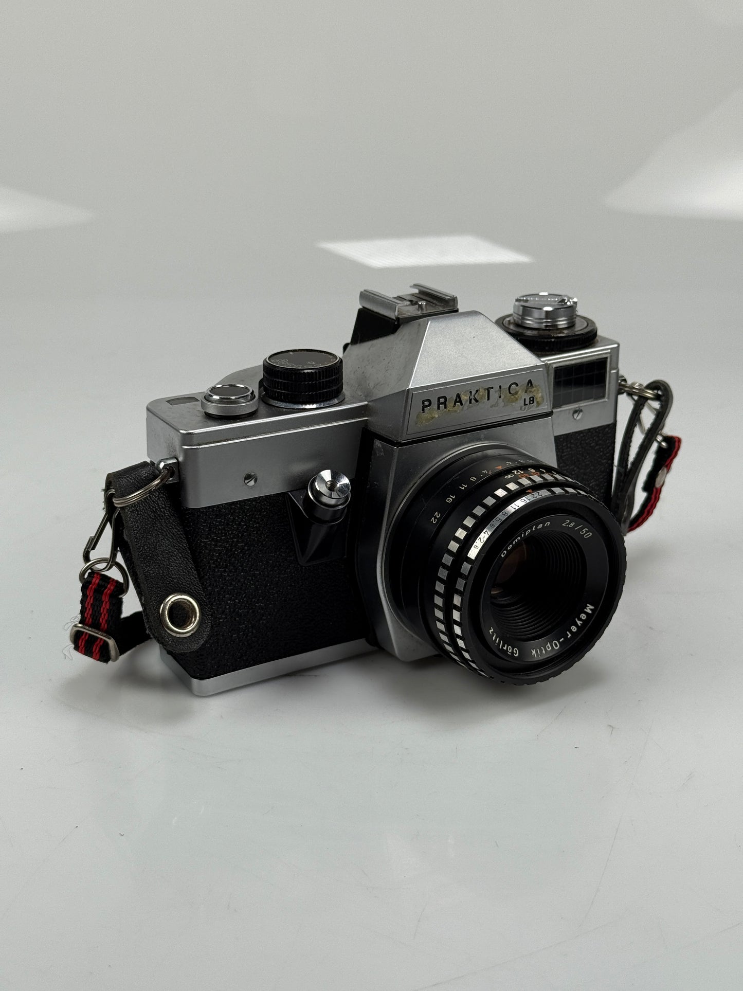 Praktica LB SLR Body (M42) with Domiplan 50mm Lens