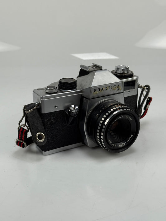 Praktica LB SLR Body (M42) with Domiplan 50mm Lens