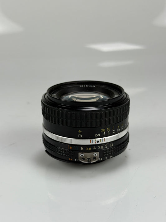 Nikon Nikkor Ais 50mm f/1.4 Lens Prime SLR