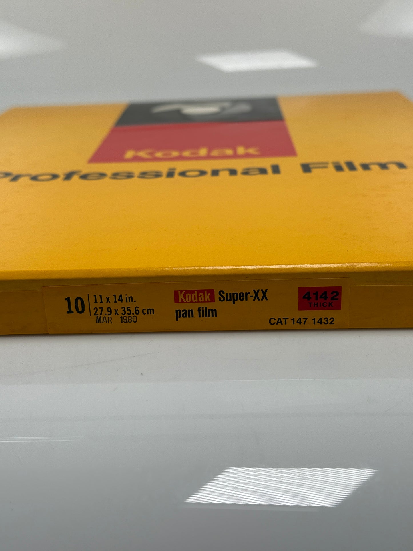 Expired 11X14 KODAK 4142 Super-XX Pan Large Format Film 10 Sheets 1980