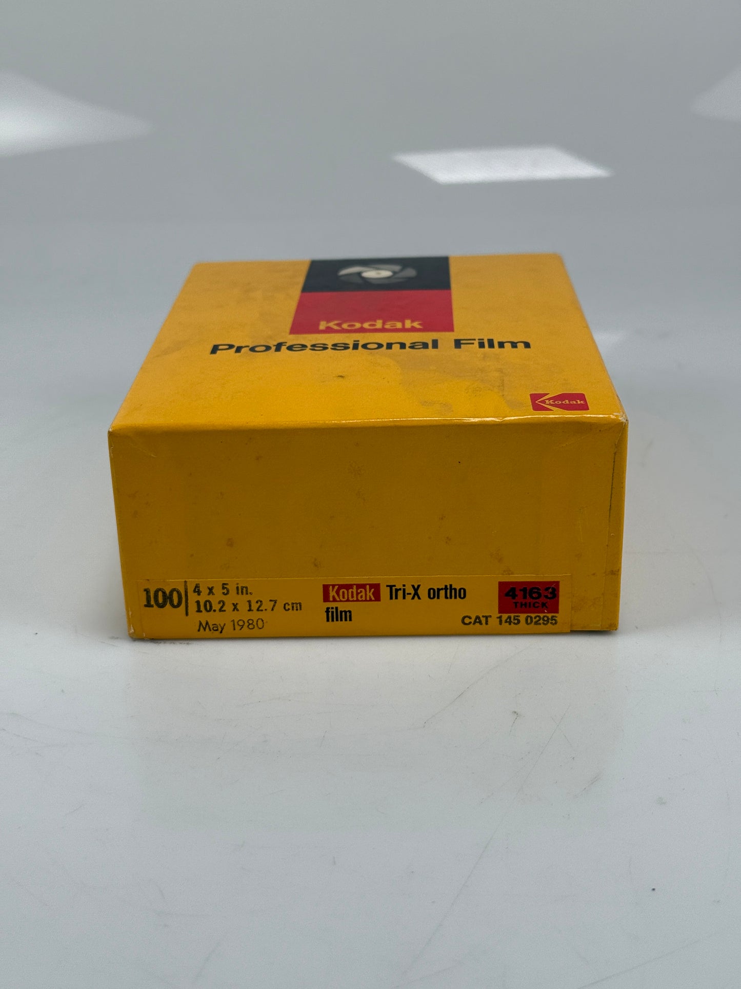 Expired 4x5 KODAK 4163 Tri-X Ortho Large Format Film 100 Sheets 1980