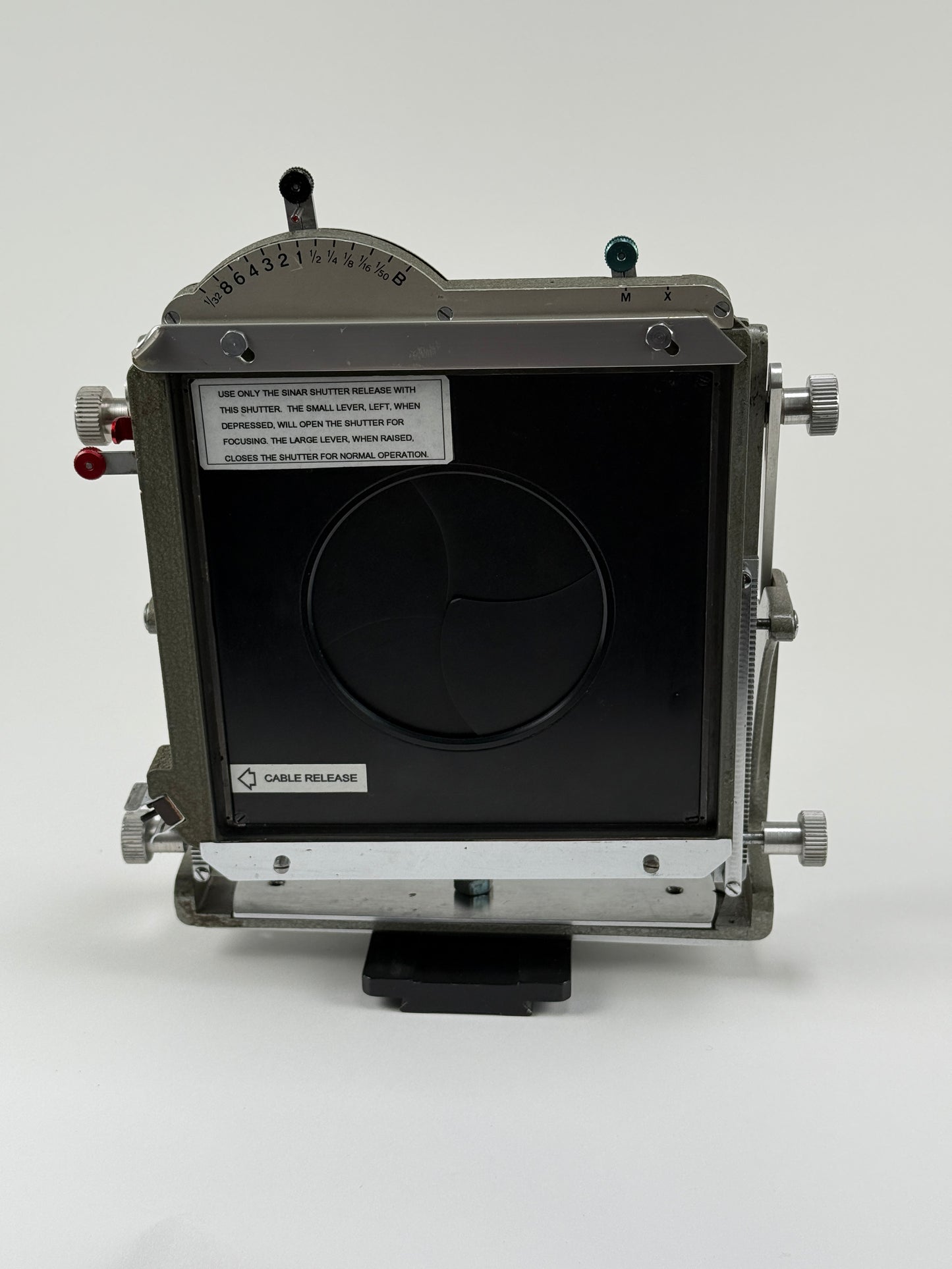 Sinar DB Large format Camera  Shutter