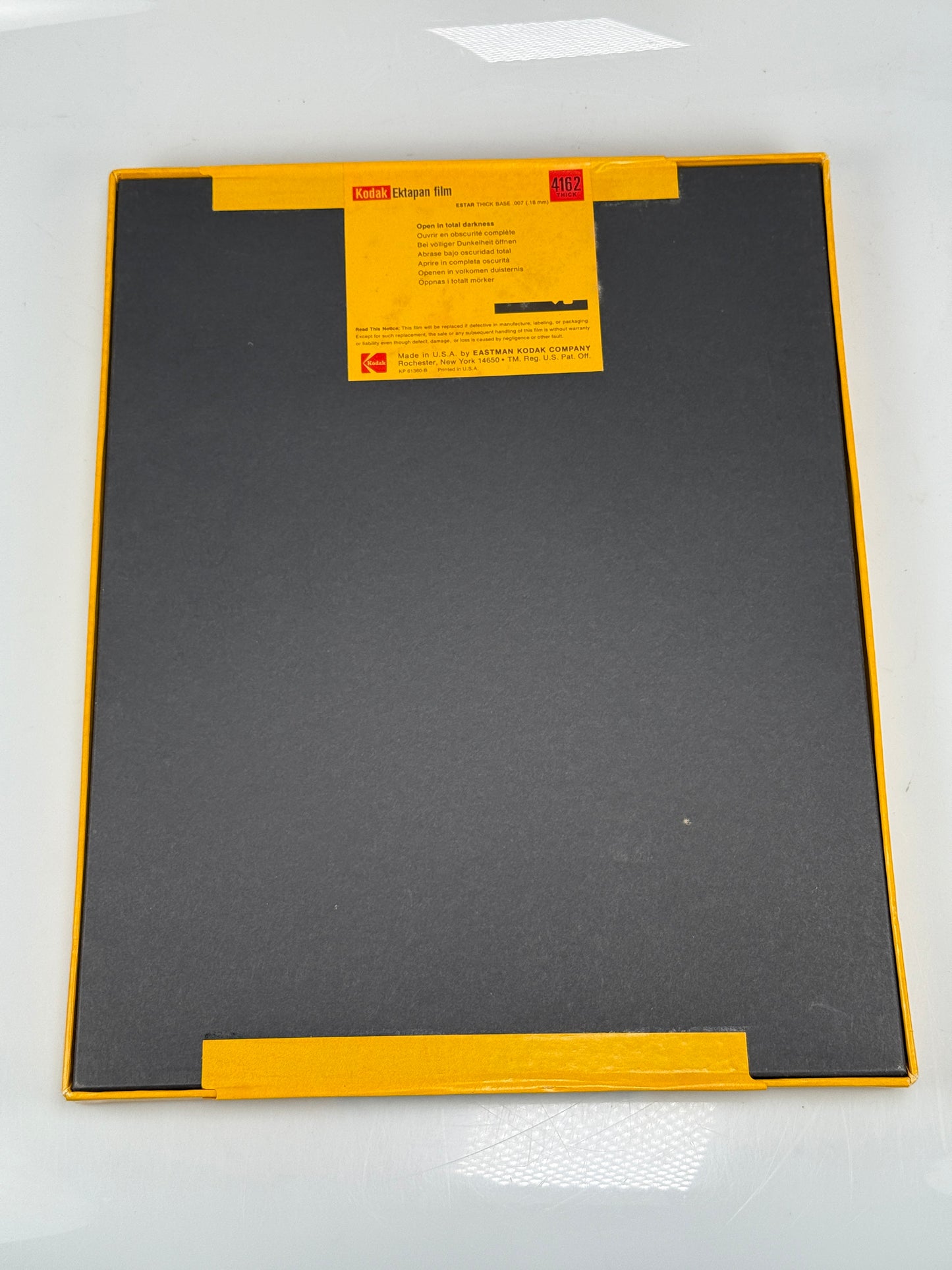 Expired 11x14 KODAK 4162 Ektapan Large Format Film 10 Sheets 1980