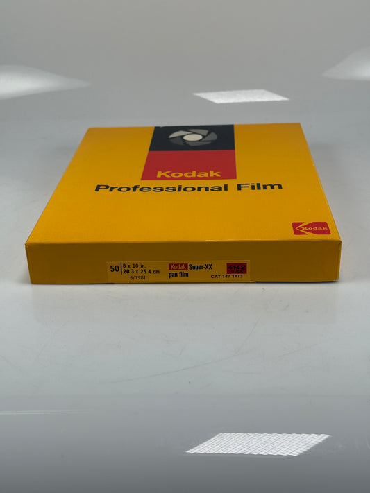 Expired 8x10 KODAK 4142 Super-XX Pan Large Format Film 50 Sheets 1981