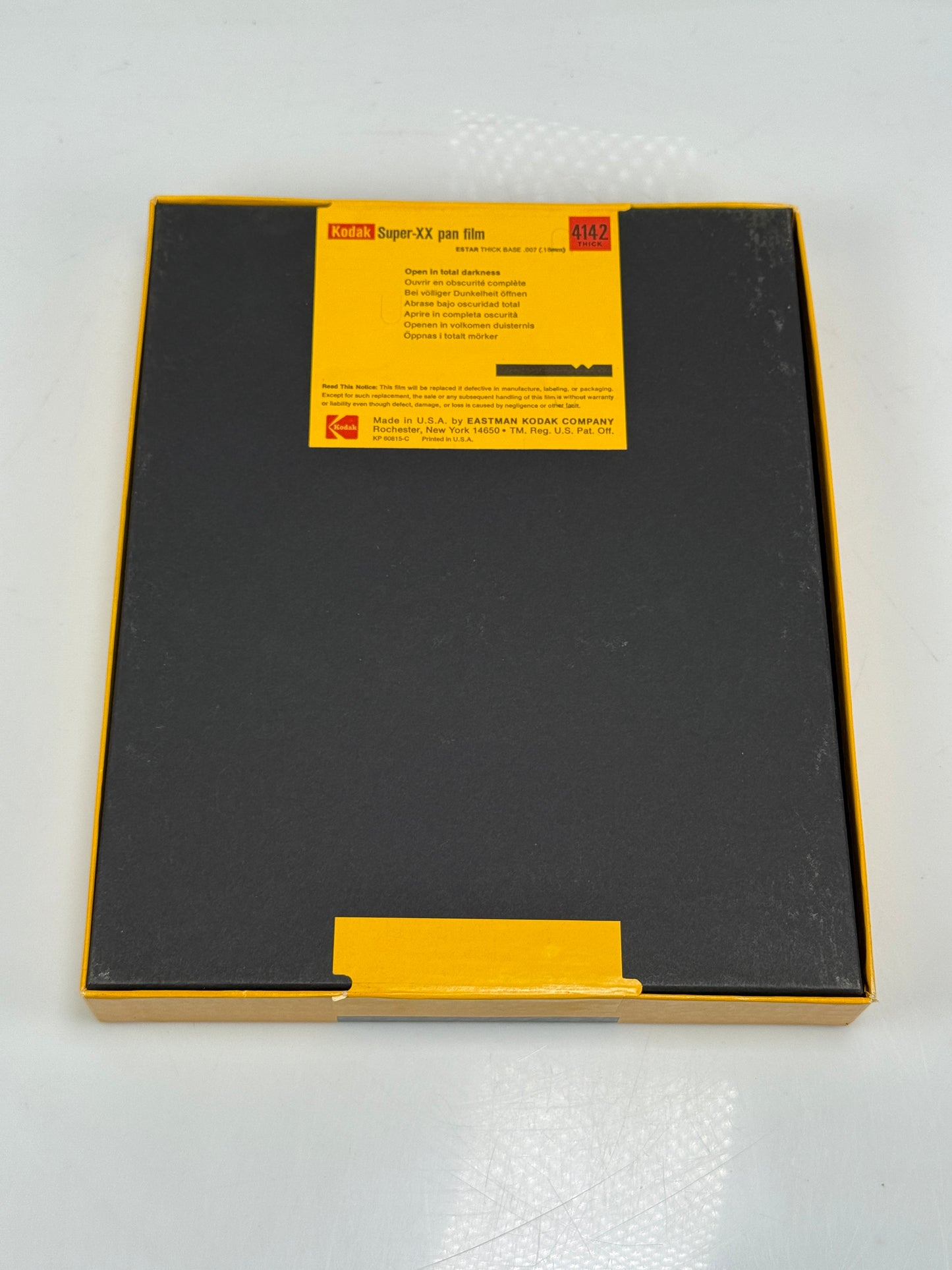 Expired 8x10 KODAK 4142 Super-XX Pan Large Format Film 50 Sheets 1981