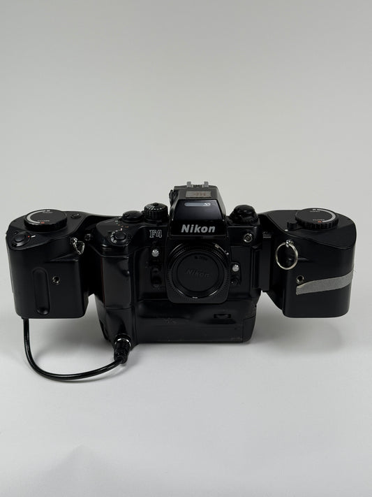 Nikon F4 Body with MF-24 250 Exposure Film Magazine Back Holder - Heinz Kluetmeier