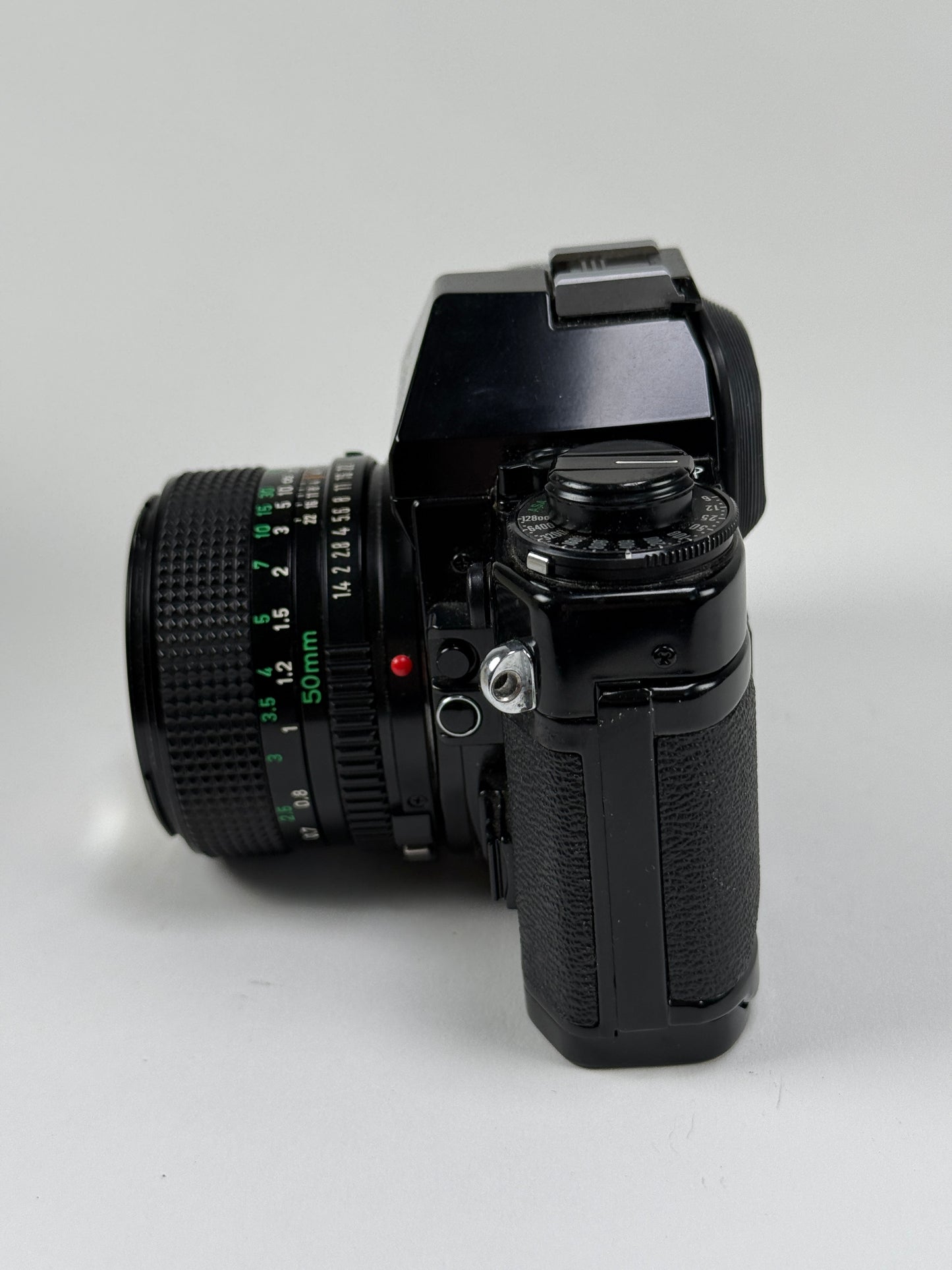 Canon A-1 A1 35mm SLR Film Camera Body Black with 50mm f1.4 FD Kit