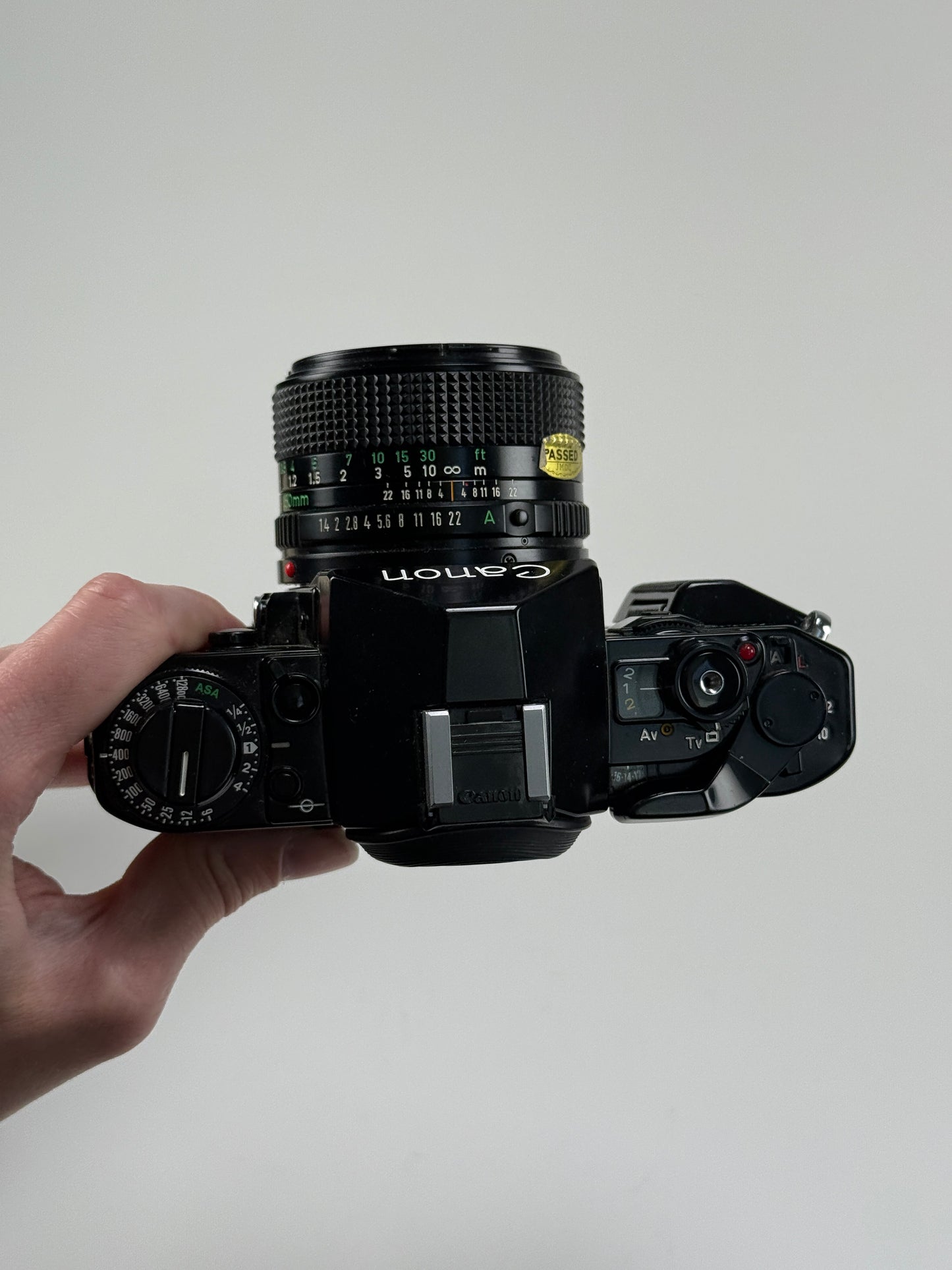 Canon A-1 A1 35mm SLR Film Camera Body Black with 50mm f1.4 FD Kit
