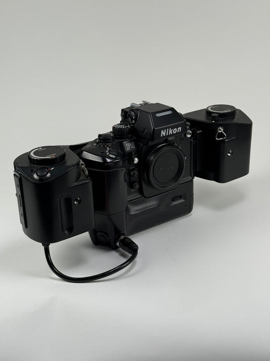 Nikon F4 Body with MF-24 250 Exposure Film Magazine Back Holder - Heinz Kluetmeier