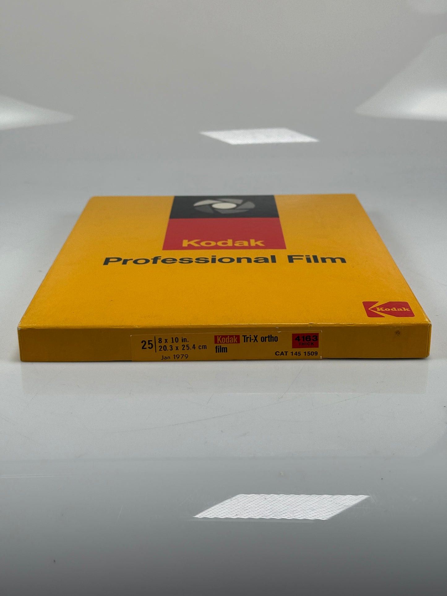 Expired 8x10 KODAK 4163 Tri-X Ortho Large Format Film 25 Sheets 1979