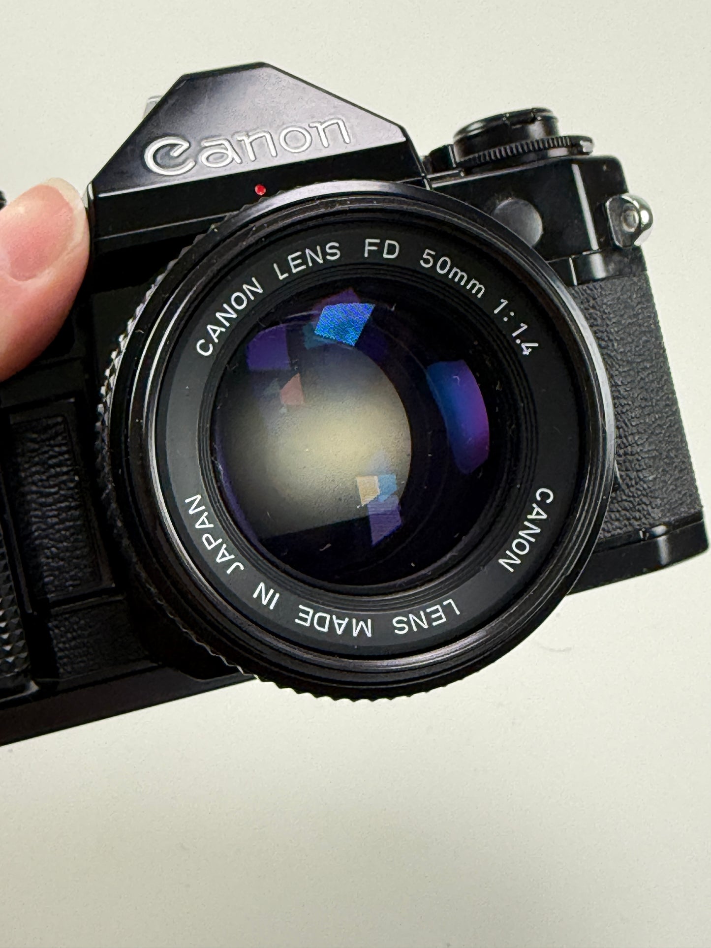 Canon A-1 A1 35mm SLR Film Camera Body Black with 50mm f1.4 FD Kit