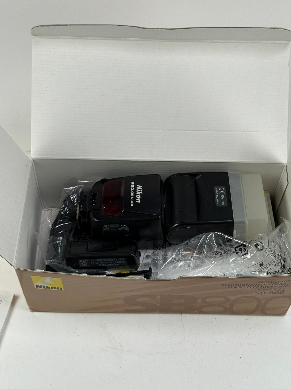 Nikon Speedlight SB-800 Shoe Mount Flash w/ battery extension