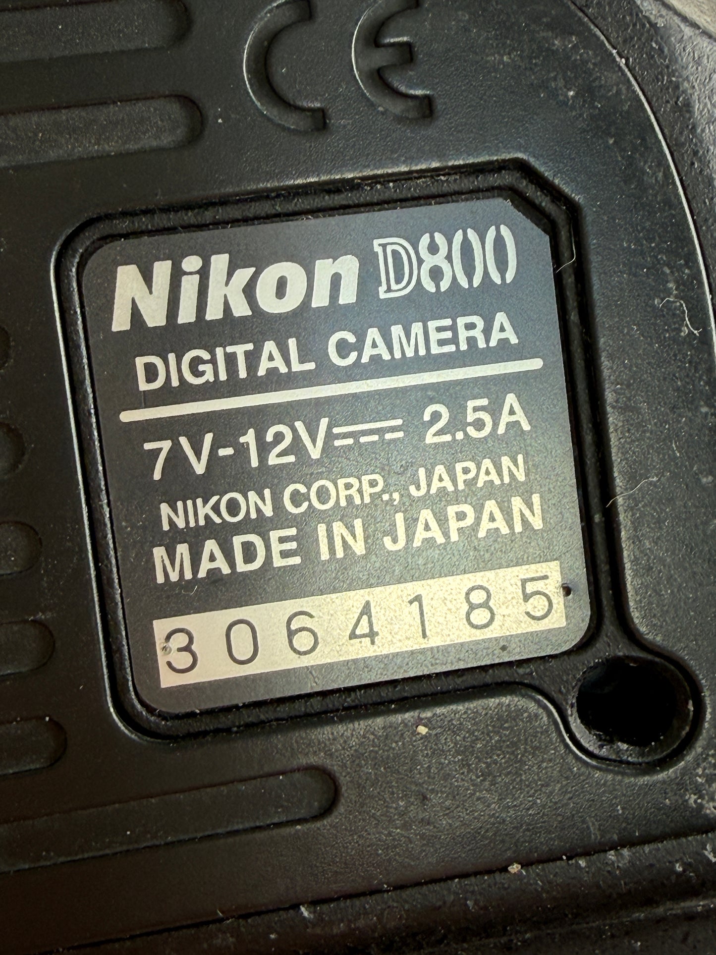 Nikon D800 Full Frame Digital DSLR camera body