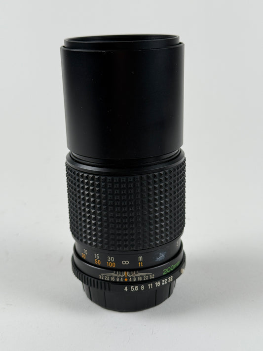 Mamiya 200mm F4 35mm Film Camera ZE Lens