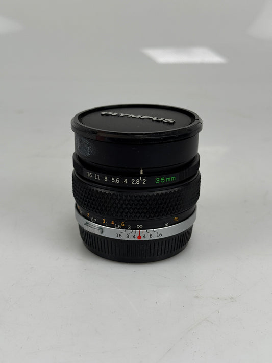 Olympus OM-System Zuiko MC Auto-W 35mm f2 Wide Angle MF Lens