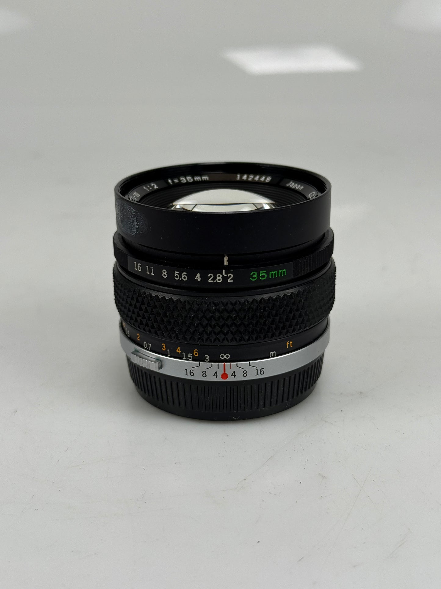 Olympus OM-System Zuiko MC Auto-W 35mm f2 Wide Angle MF Lens