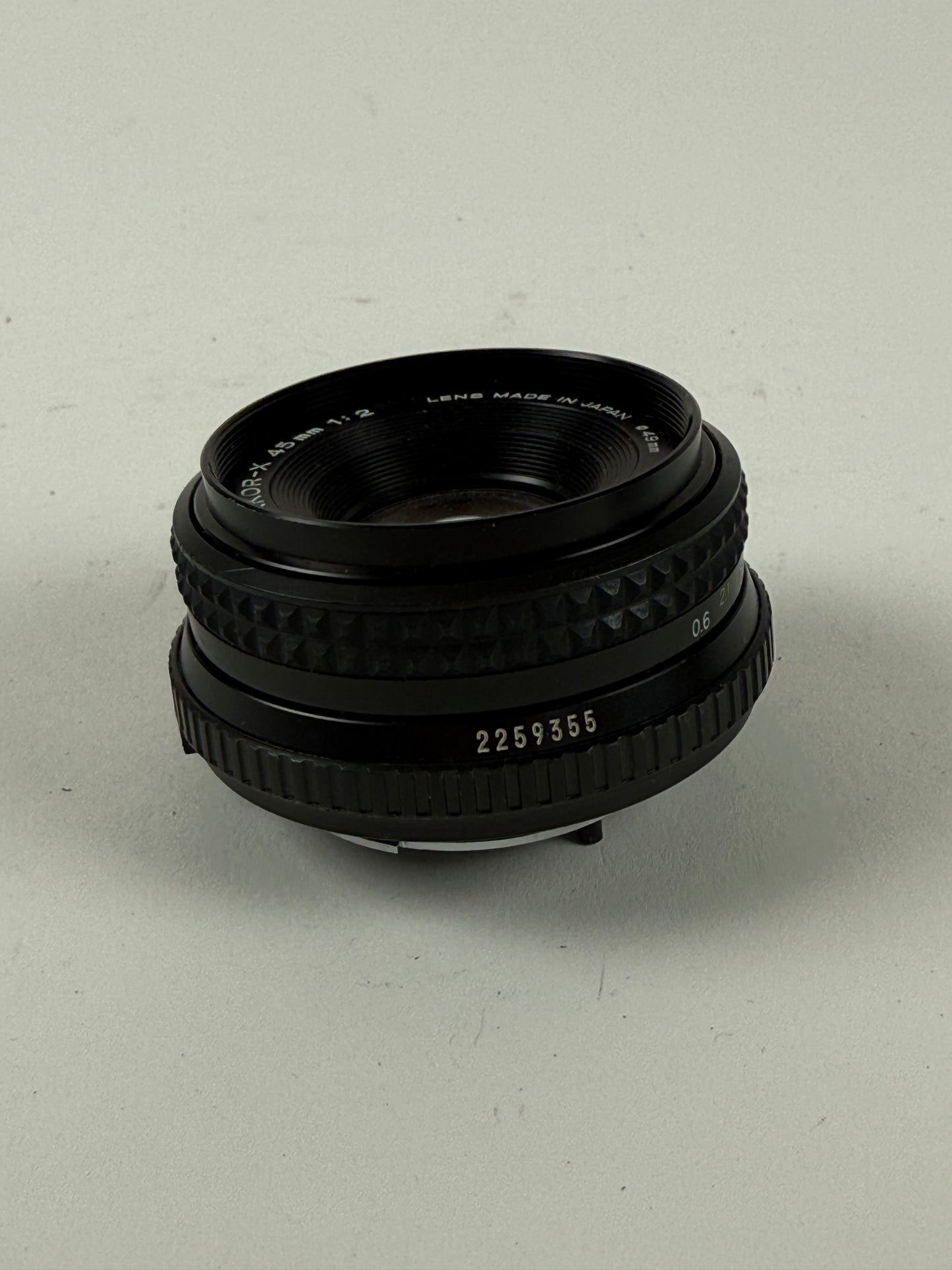 Minolta MD Rokkor-X 45mm f2 Prime lens