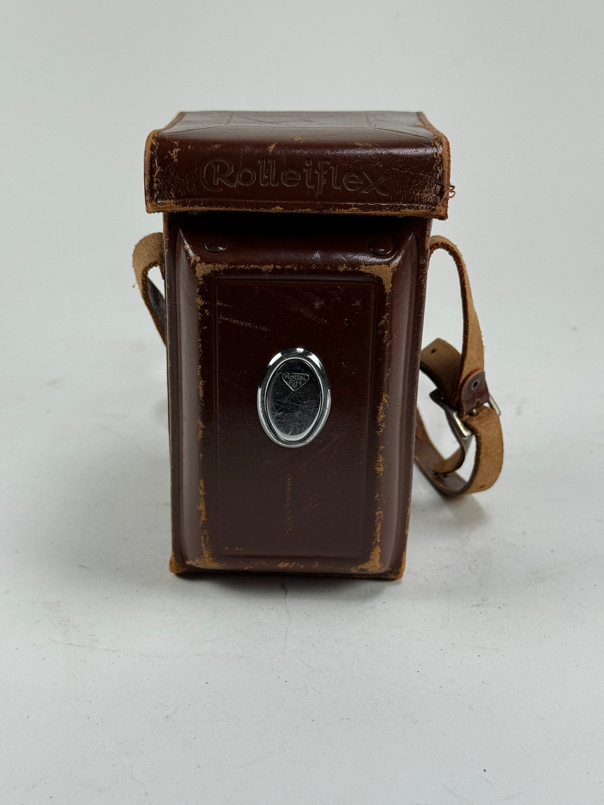 Rolleiflex 3.5B Genuine Brown Leather Camera Case