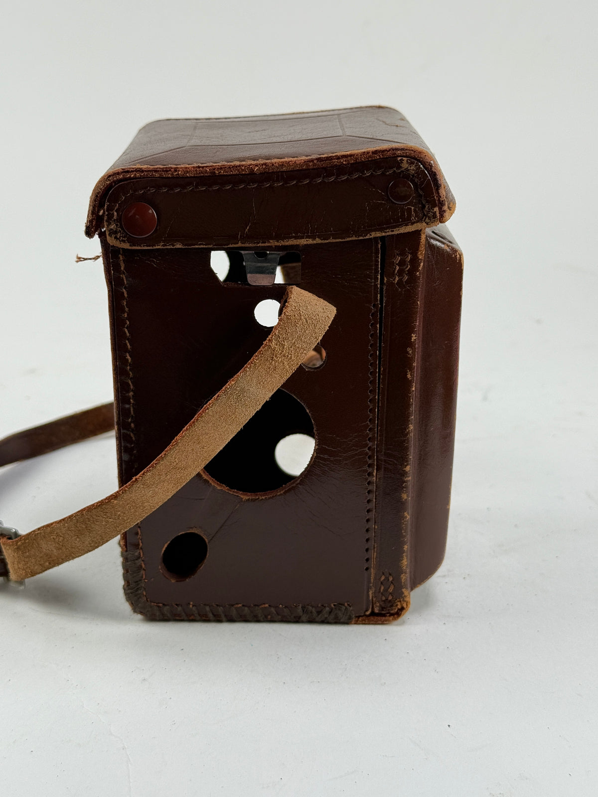 Rolleiflex 3.5B Genuine Brown Leather Camera Case