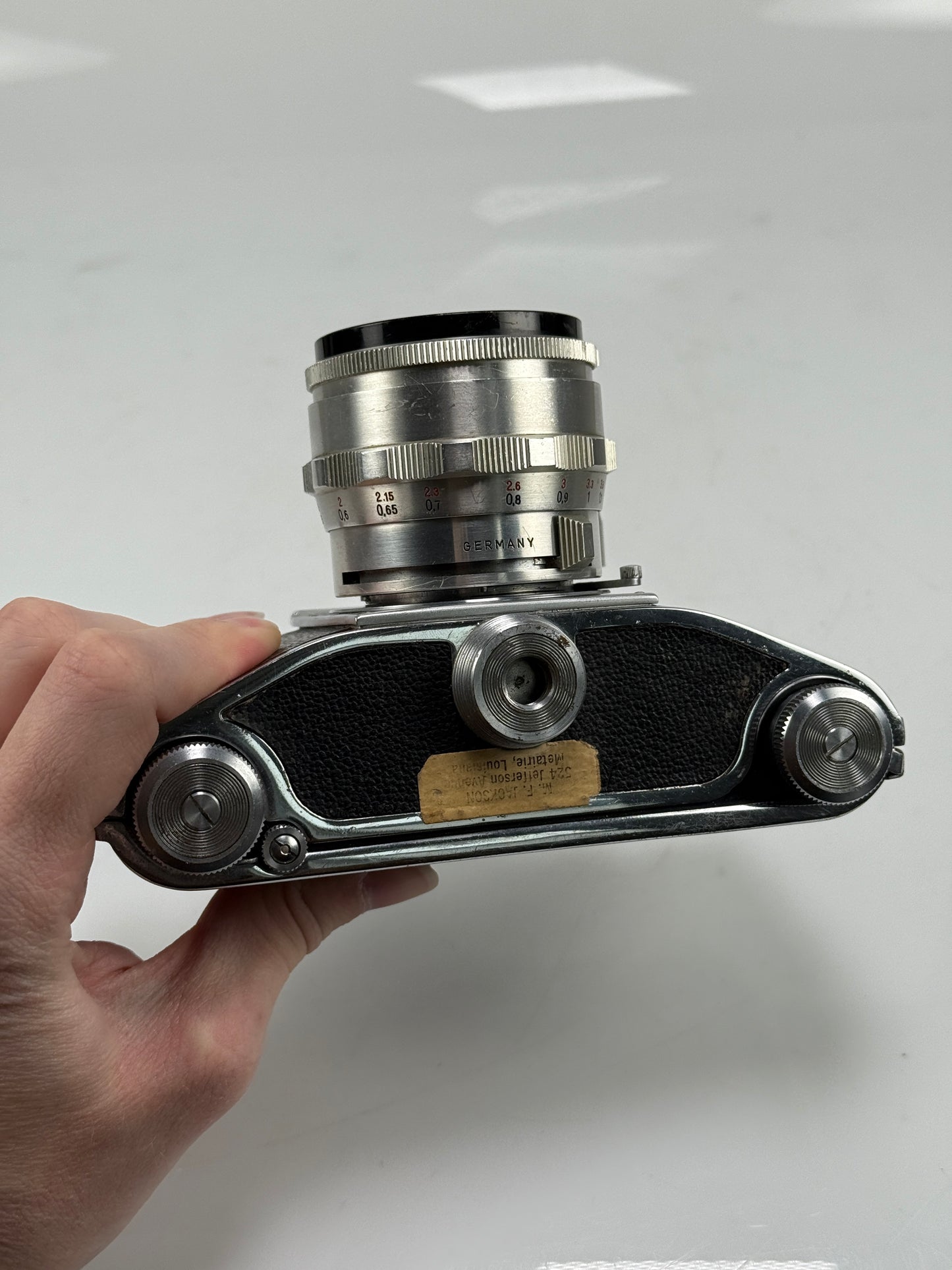 Exakta film camera w/ Carl Zeiss Jena Biotar 58mm F2 Lens