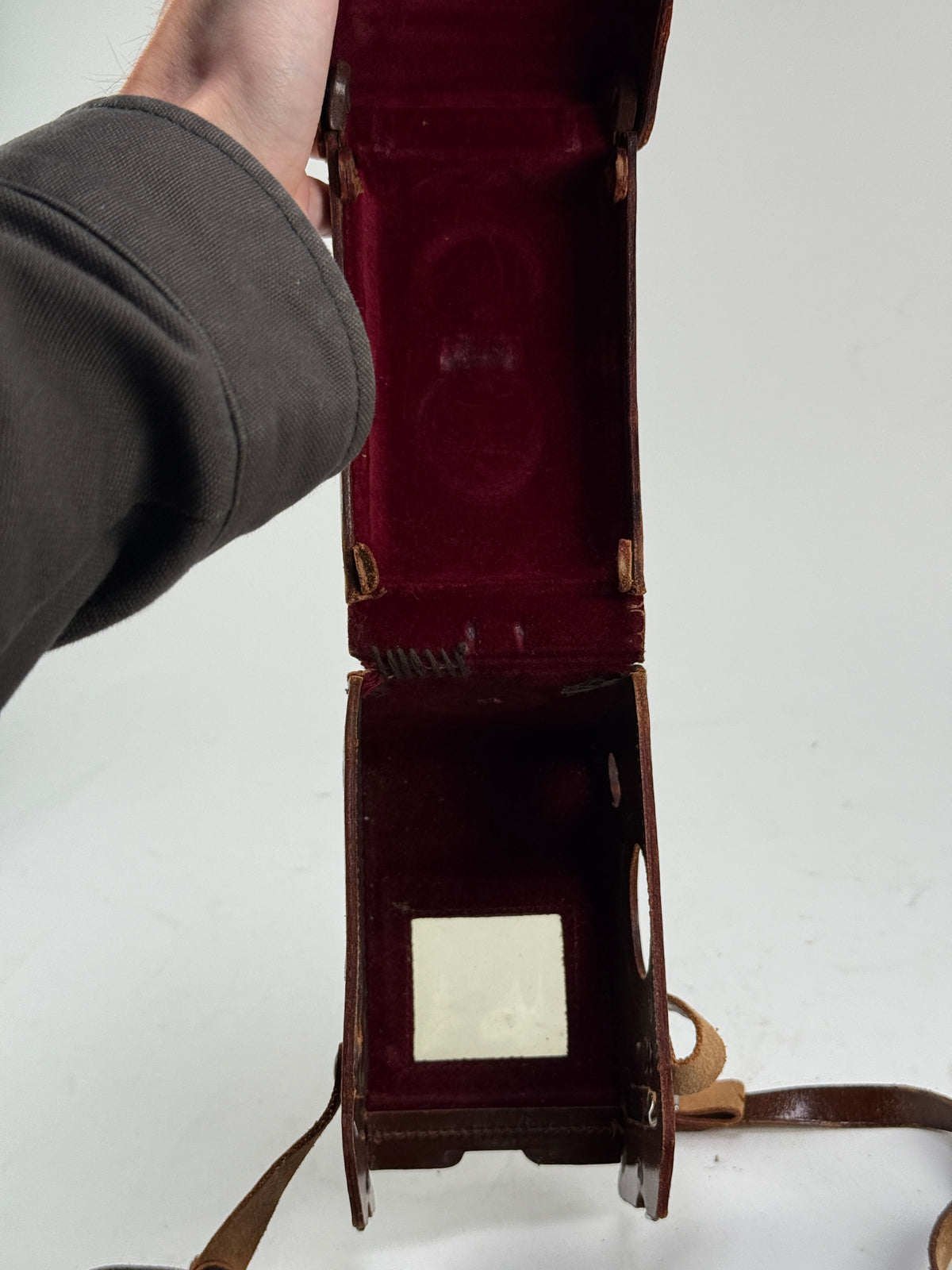 Rolleiflex 3.5B Genuine Brown Leather Camera Case