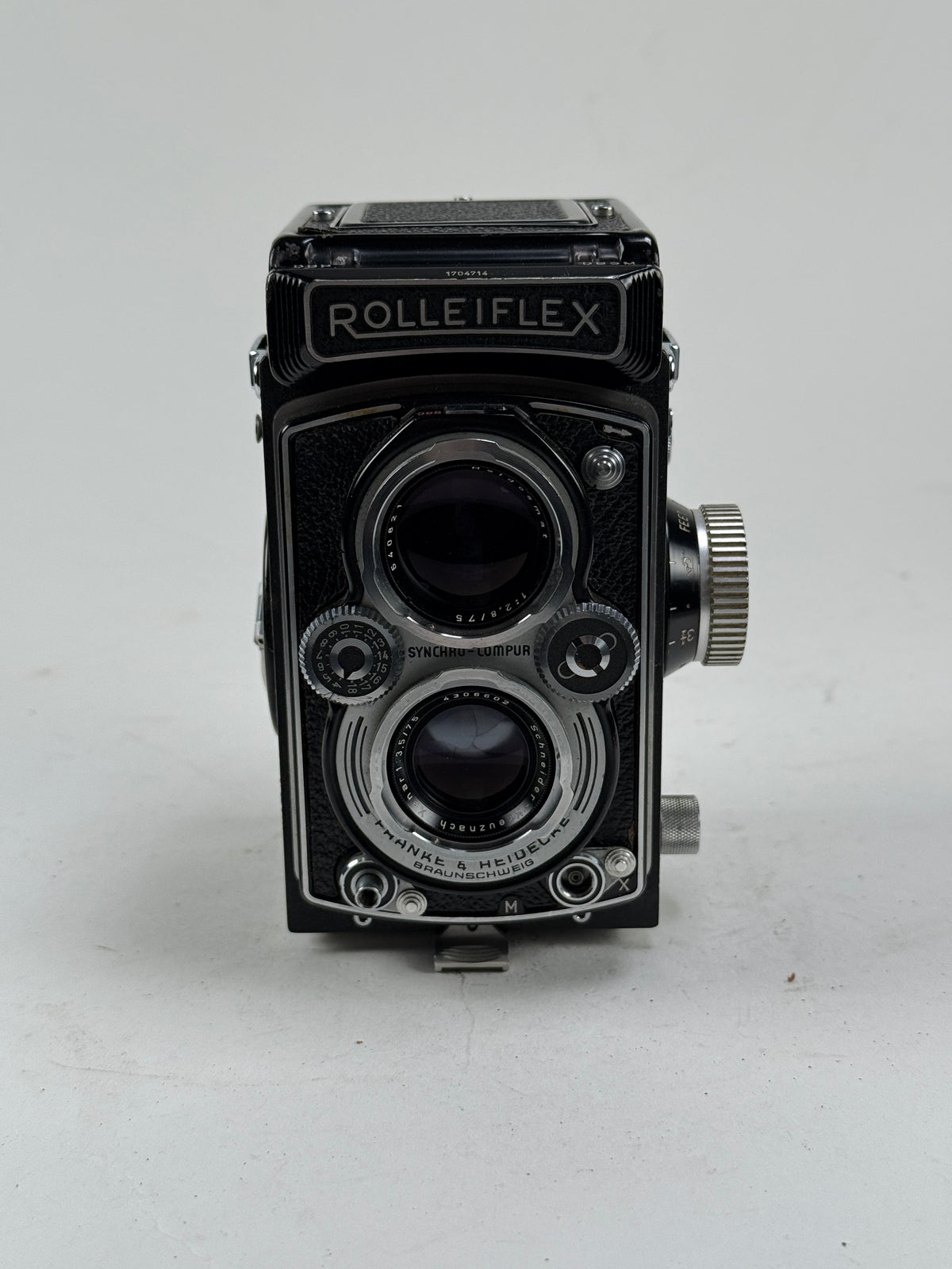 Rolleiflex 3.5B Automat M/X EVS type 2 TLR 6x6 camera tessar 75mm f3.5 lens