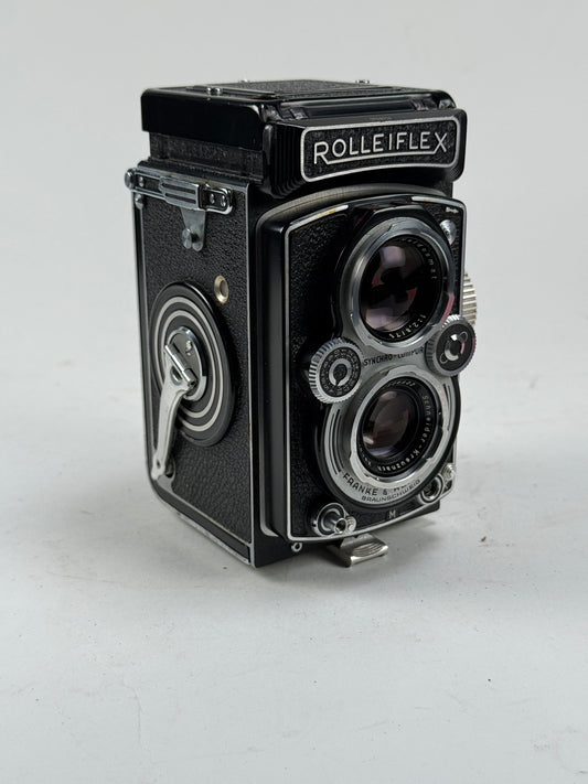 Rolleiflex 3.5B Automat M/X EVS type 2 TLR 6x6 camera tessar 75mm f3.5 lens