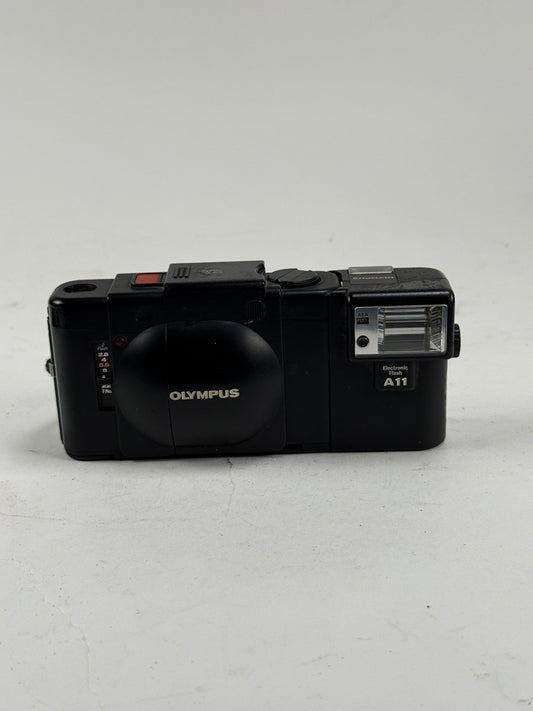 Olympus XA 35mm Rangefinder Camera + A11 Flash