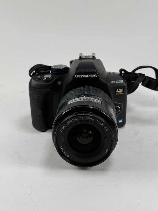 Olympus EVOLT E-620 12.3MP Digital SLR Camera - Black (Kit w/ 14-42mm Lens)