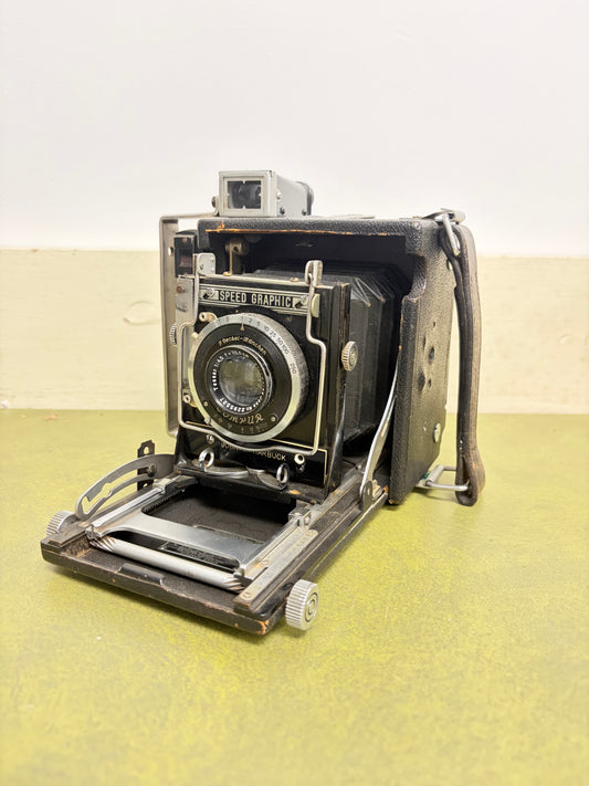 Graflex Speed Graphic Baby 2x3 Kit Tessar 10.5cm f4.5 lens