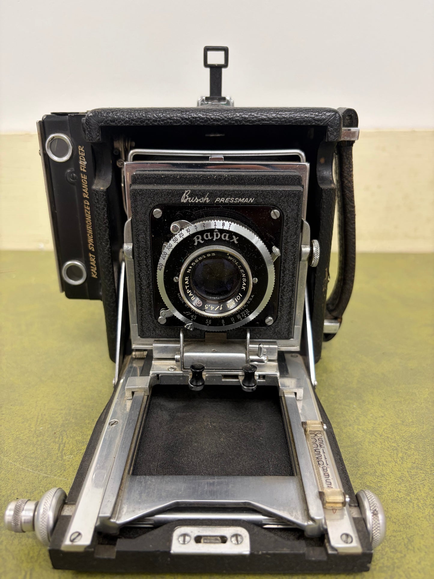 Busch Pressman 2x3 Field Press Camera w/ raptar 101mm f4.5 lens