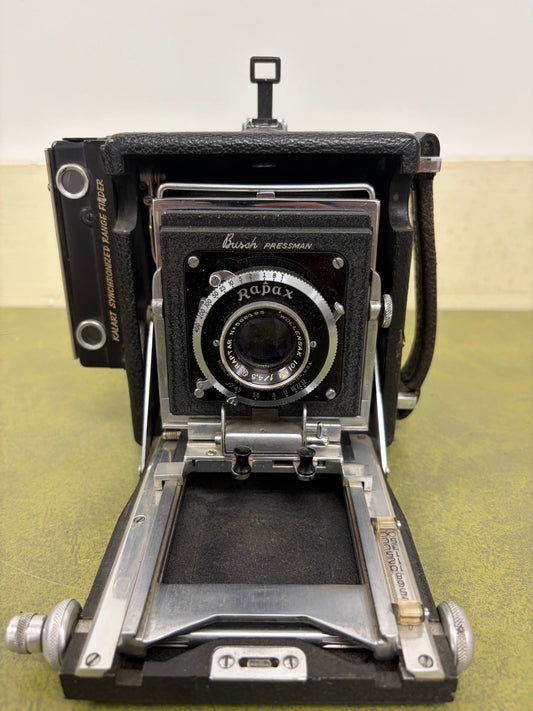 Busch Pressman 2x3 Field Press Camera w/ raptar 101mm f4.5 lens