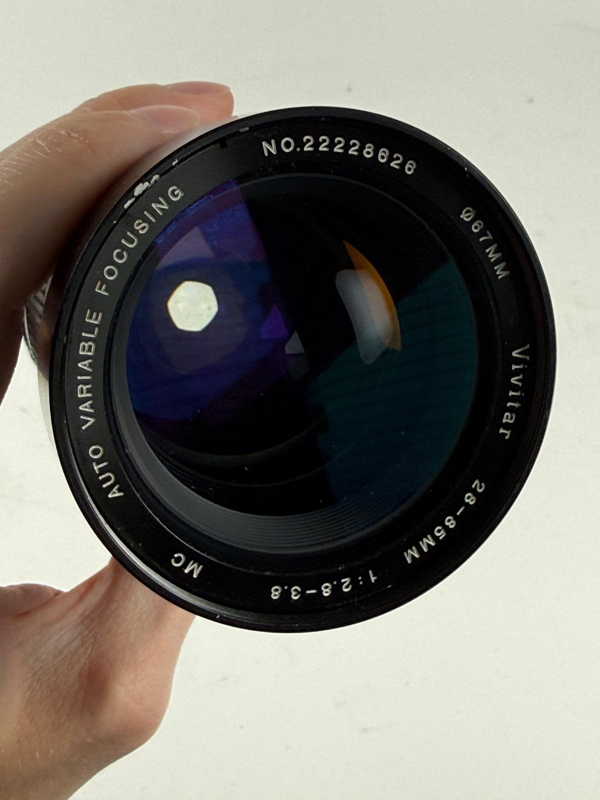 Vivitar 28-85mm f2.8-3.8 MC Zoom lens for 28-85mm f2.8-3.8 Nikon AI