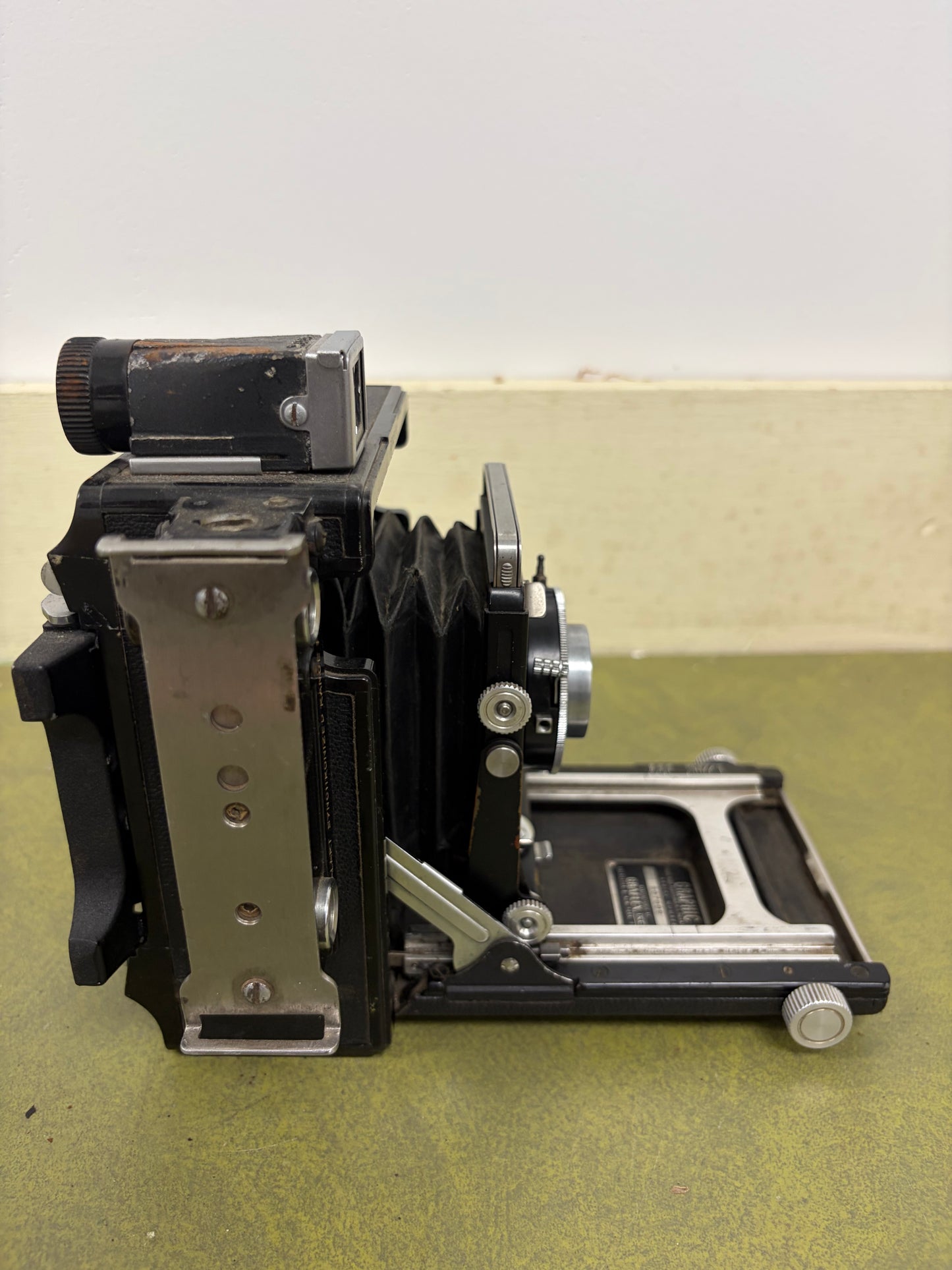Graflex Century Graphic Baby 2x3 Kit Trioptar 103mm f4.5 lens