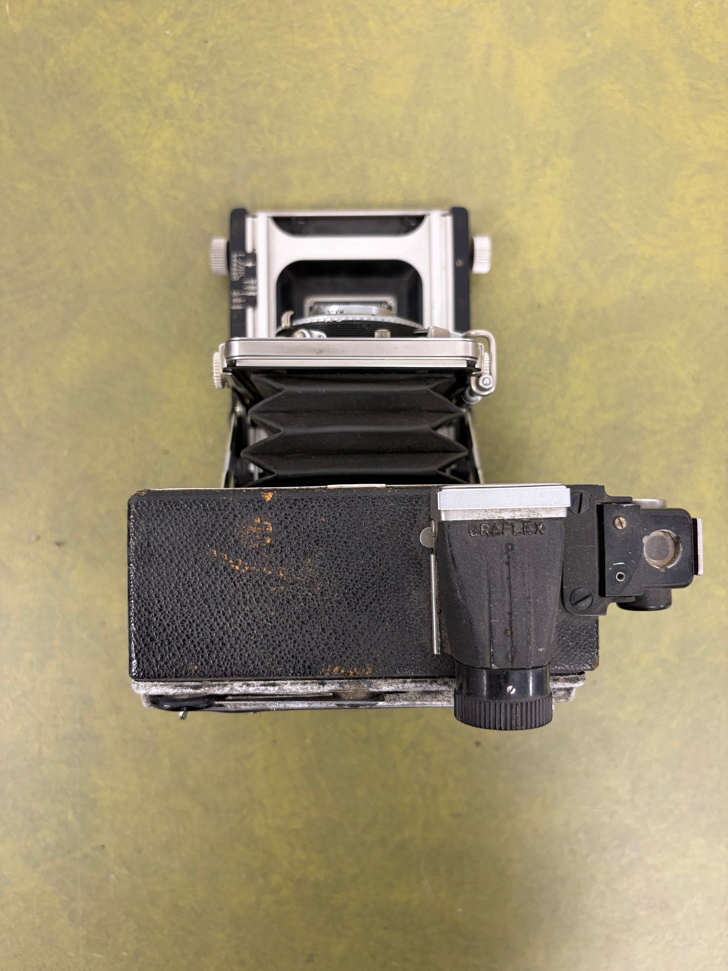 Graflex Crown Graphic 2x3 baby Camera body w/ 101mm f4.5 Kodak Ektar lens