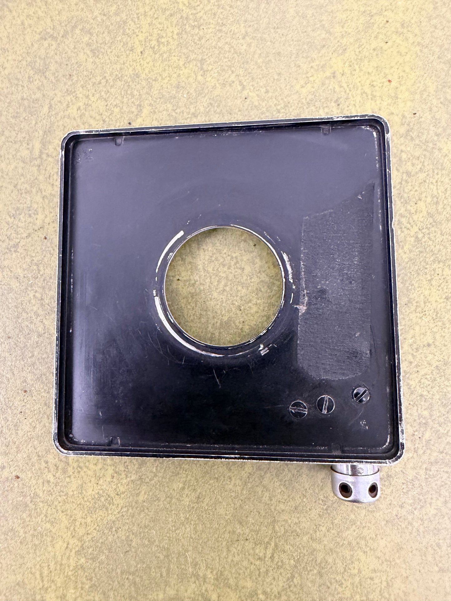 4x5 Pacemaker Crown/ Speed Graphic lens board for Graphex shutter