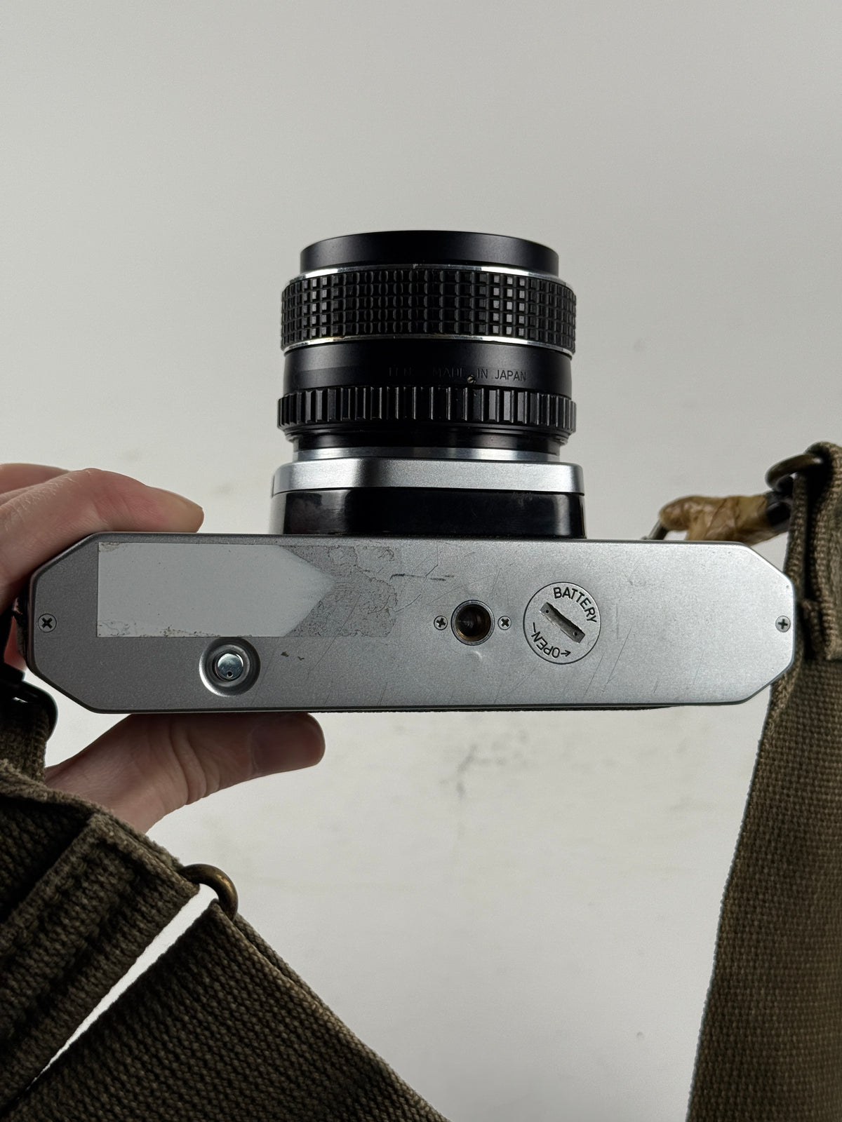 Pentax Spotmatic SP 1000 Silver Chrome Film Camera w/ 55mm f2 lens