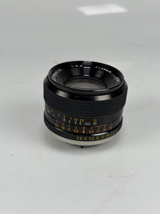 Yus Automatic 28mm f2.8 MF Lens C/Y contax yashica mount
