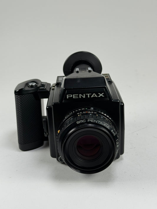 Pentax 645 Medium Format Film Camera + smc A 75mm f2.8 Lens