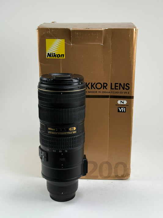 Nikon Nikkor AF-S 70-200mm f2.8 G II ED VR IF Lens AFS