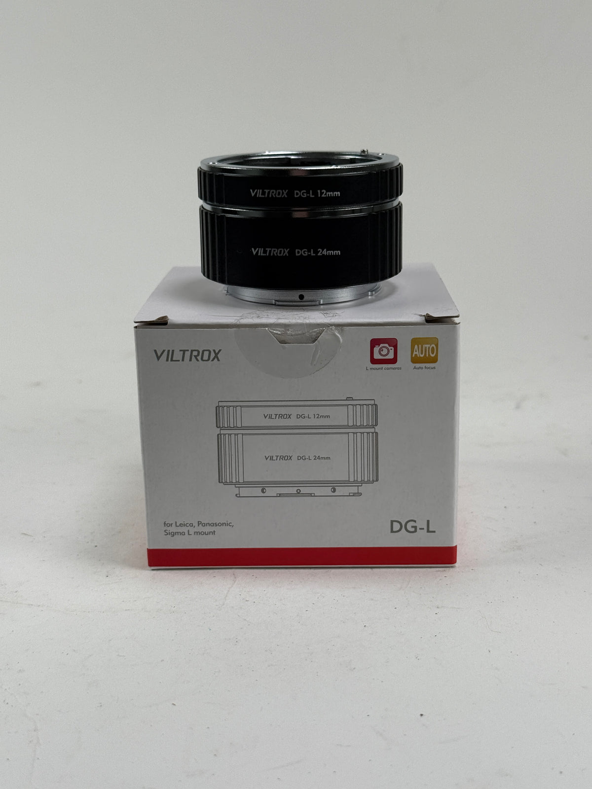 Viltrox DG-L Macro Extension Tube Ring set - 12mm and 24mm extension tubes Sigma L