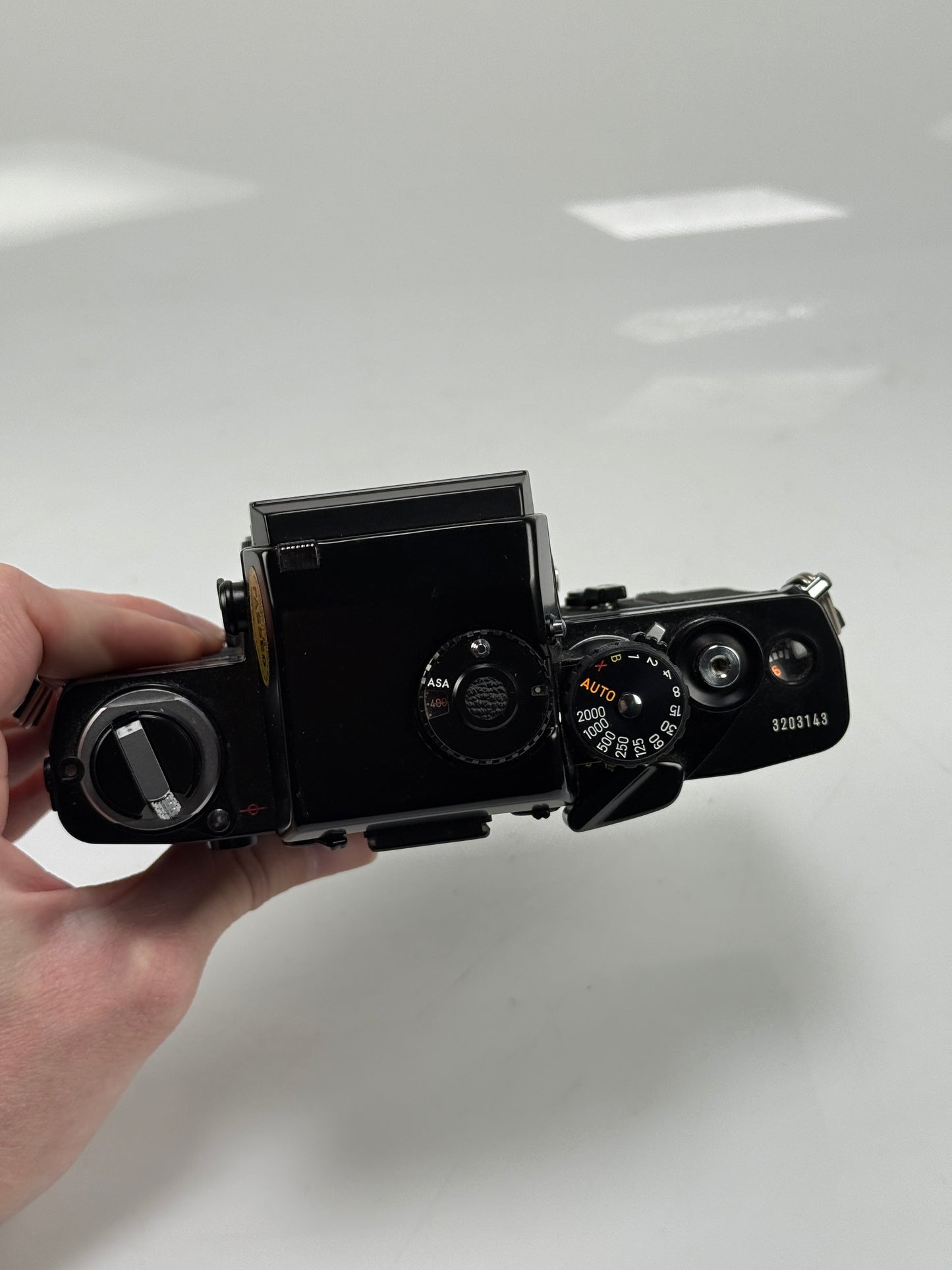 Minolta XK 35mm film Camera body Black with AE-S Finder