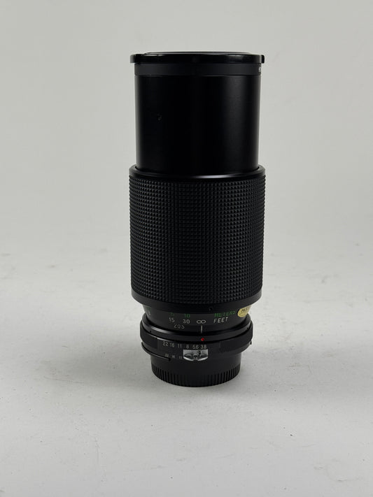 Vivitar 75-205mm f3.8 MC Macro Focusing Zoom Lens Nikon AI