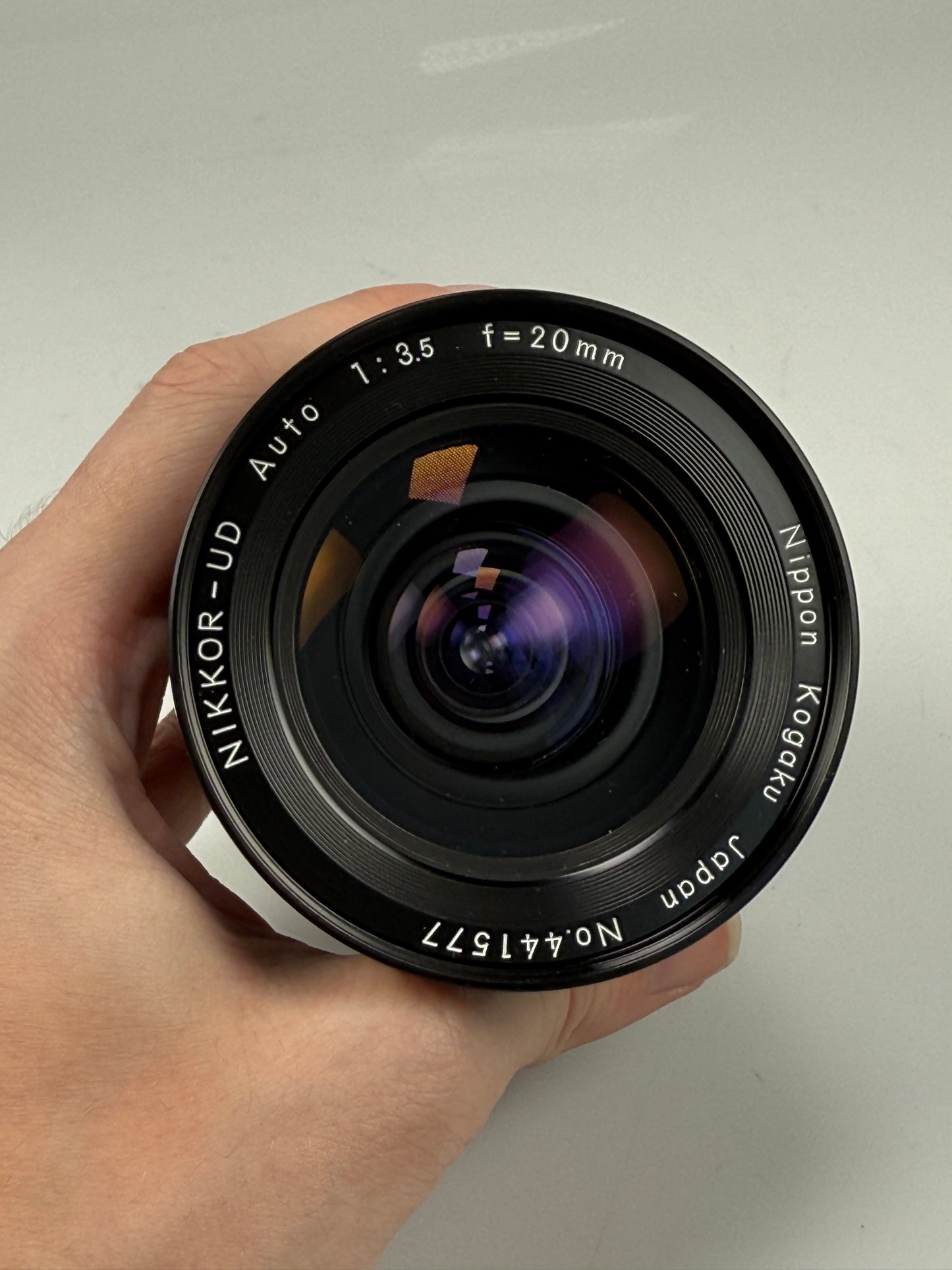 Nikon Nikkor-UD Auto 20mm f3.5 Wide Angle "Ai'd" Lens