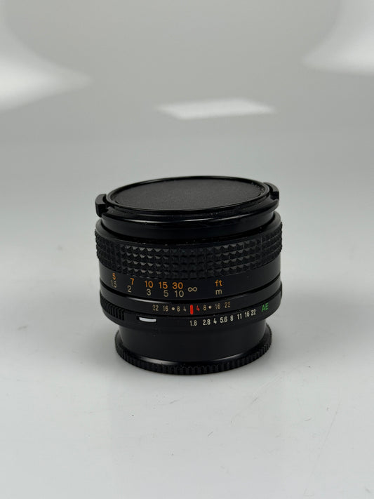 Konica  Hexanon AR 50mm f/1.8 Lens For Konica Camera